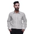 thumbnail image 1 of BESTMAN Long Sleeve Formal Shirt For Men Printed Button Down Cotton Men Shirts, 1 of 5
