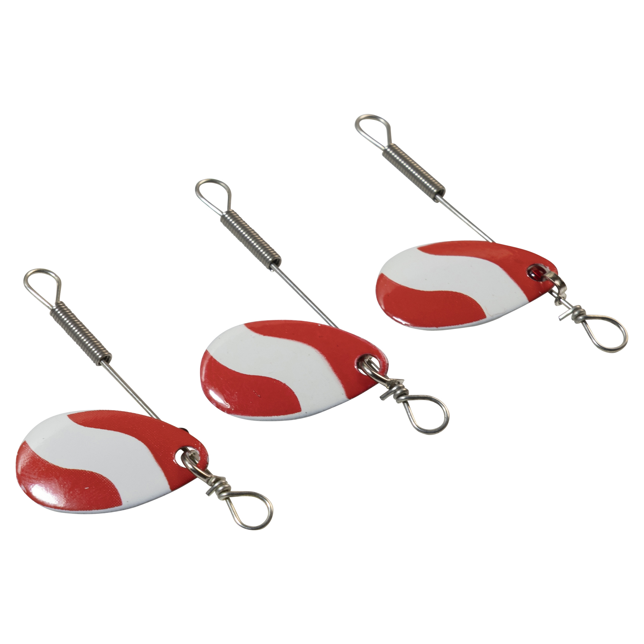 Lucky Strike Spinner simple standard – Rouge et blanc – #2 – Leurre de pêche