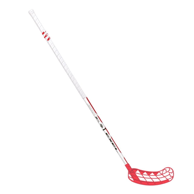 EXEL Bâton de Floorball University Series - Tige Ronde en Fibre de Verre (Blanc)