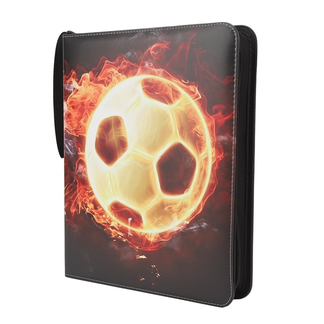 Premium Card Binder 900 Capacity, Waterproof PU Leather Holder For Trading Cards, Collector Card Album, Compatible With PKM, , Sports Cards - Scratch Proof,