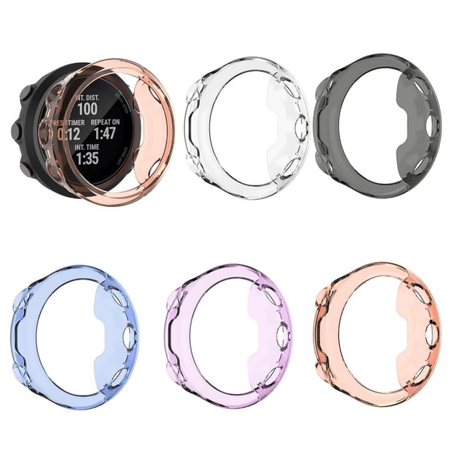 TPU Smart Watch Frame Bumper Case Protective Cover Protector for Swim 2