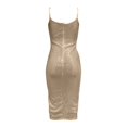 thumbnail image 4 of Ketyyh-chn99 Robes de Soirée pour Femmes Robe de Mariage Élégante Invitée de Mariage Soirée Robe Formelle Robes Sans Manches Or Rose,G, 4 of 4