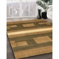 thumbnail image 2 of Ahgly Company Indoor Rectangle Abstract Caramel Brown Abstract Area Rugs, 8' x 10', 2 of 6