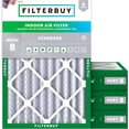 thumbnail image 1 of Filterbuy 19x22x4 Air Filter MERV 8 Dust Defense, HVAC AC Furnace Air Filters Replacement (4-Pack), 1 of 9