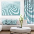 thumbnail image 1 of Vagues 3D Bleues Arrondies Fractales - Impression d'Art Abstrait sur Toile, 1 of 1