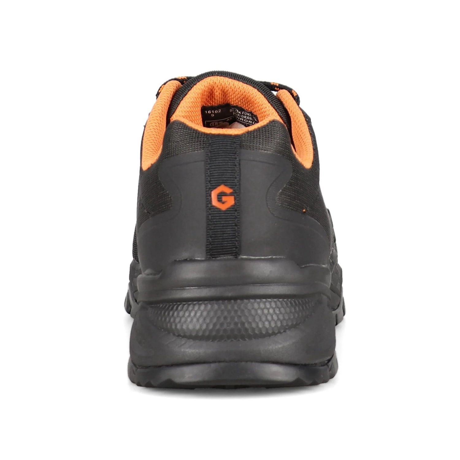 Chaussures de sécurité pour hommes JB Goodhue Workforce 1 16102, noir/orange, très larges