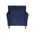 thumbnail image 5 of Topline Home Furnishings Modern Blue Velvet Accent Chair, 5 of 5