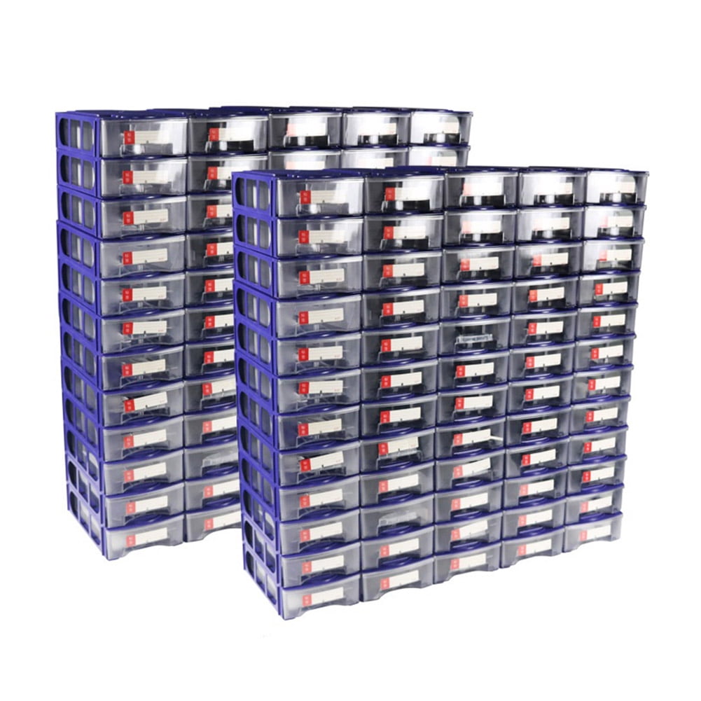 Stackable Plastic Hardware Parts Storage Boxes Component Screws Toolbox Workshop Goods Shelves Tool Bag Tool Case Tool Storage