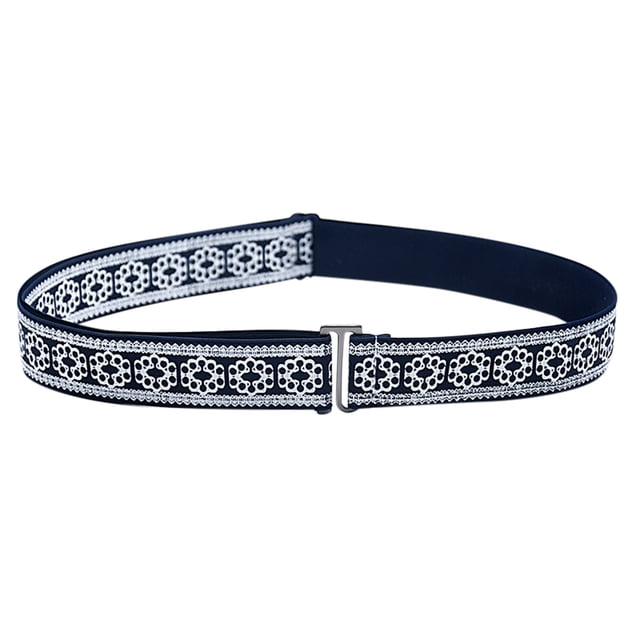 Women Invisible Belt Elastic Stretch Waist Belt with Flat Buckle
