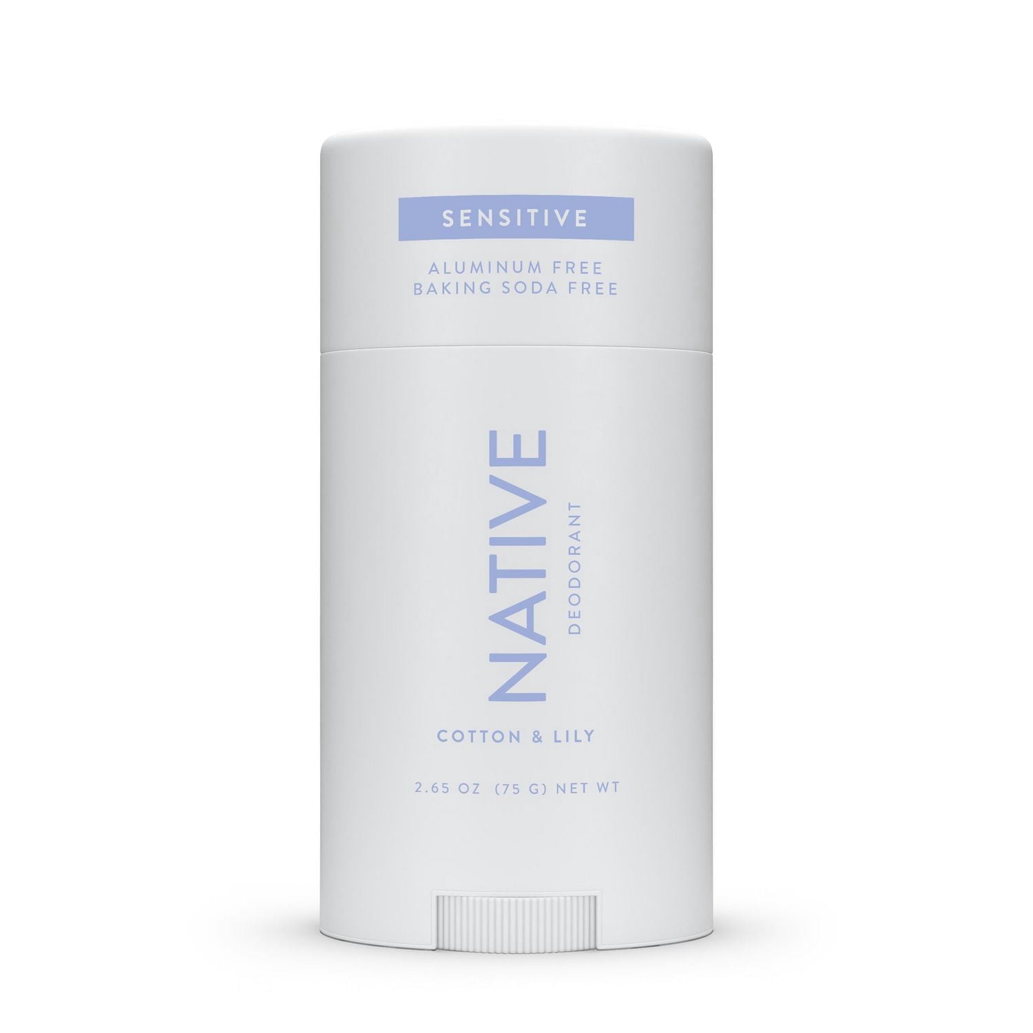 Native – Désodorisant sans aluminium, coton et lys, pour peau sensible