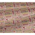thumbnail image 5 of oneOone Cotton Jersey Pale Pink Fabric Text Craft Projects Decor Fabric Printed By The Yard 58 Inch Wide, 5 of 5