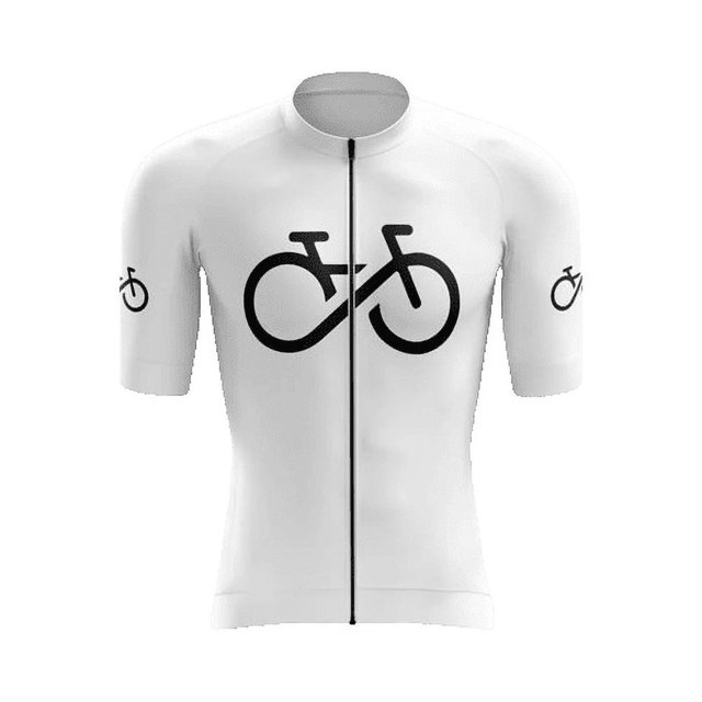 Bike Forever II White Cycling Jersey - 3XL
