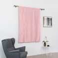 thumbnail image 1 of Innerwin Half Window Curtains Solid Color Kitchen Valance Rod Pocket Soft Short Blackout Curtain Ruched Waterproof Panels Darkening Thermal Insulated Pink 31.50 x 47.24", 1 of 9