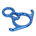 thumbnail image 3 of Descender Gear, 40KN High Strength Portable Aluminium Alloy Climbing Descender  For Caving Blue, 3 of 8