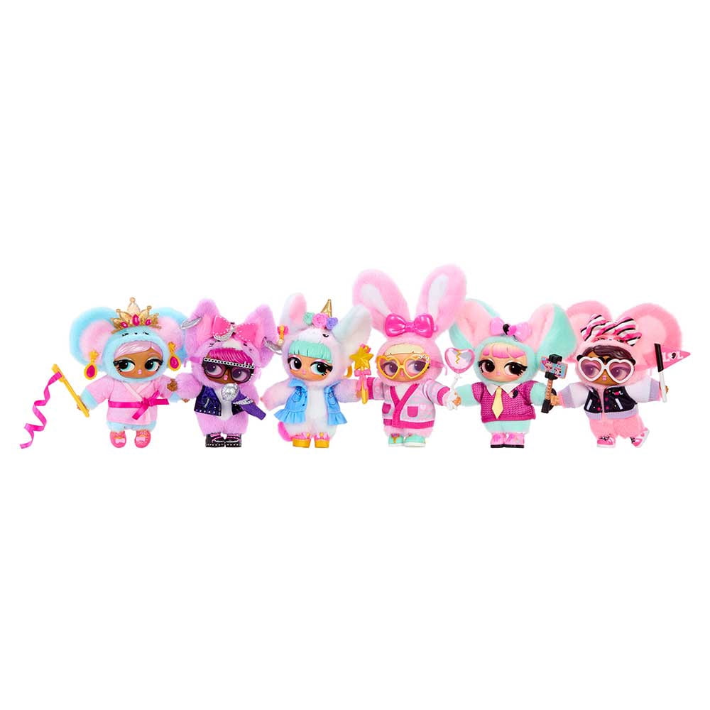 LOL Surprise! Plush SurpriseMC ! – Peluche surprise avec articles mode cachés – excellent cadeau pour les enfants de 3 ans et +