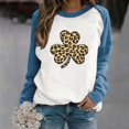 thumbnail image 2 of QIPOPIQ Chandails à Manches Longues pour Femmes T-Shirts de la Saint-Patrick T-Shirts de la Saint-Patrick pour Dames Shamrock T-Shirt Vert Chandail T-Shirts de la Saint-Patrick Col Rond T-Shirts de Fête T-Shirts Graphiques Aubaines, 2 of 4