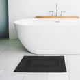 thumbnail image 2 of Mainstays Racetrack 100% Cotton Black Bath Rug, 17" x 24", 2 of 5