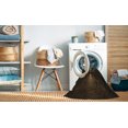 thumbnail image 2 of Ahgly Company Tapis d'Intérieur Lavables en Machine Rectangle Transitionnel Zone Grise de Minuit, 6' x 9', 2 of 7