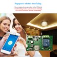 thumbnail image 3 of Amdohai eWeLink DC5V 24V 32V Wifi Switch Wireless Relay Module Smart Home Automation Modules Phone APP Remote Control Timer Switch Home Voice Control for Access Control System Inching/Self-Lockin, 3 of 7