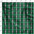 thumbnail image 3 of Soimoi Green Rayon Fabric Plaid Check Print Sewing Fabric Yard 56 Inch Wide, 3 of 5