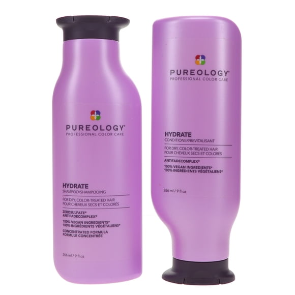 Pureology Hydrate Shampoo 9 oz & Hydrate Conditioner 9 oz Combo Pack