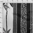 thumbnail image 3 of oneOone Tissu Polyester Spandex Noir Matériel de Robe Tropicale Tissu Imprimé Tissu au Mètre 56 Pouces de Large, 3 of 5