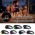 thumbnail image 2 of 2 Pcs Runner Shoes Clip Light Sneakers Light for Night Running Sports U-shape Luminous Shoes Clips for Hip-Hop Outdoor Night Riding Warning Light Clip-On Shoes, 2 of 10