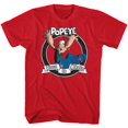 thumbnail image 1 of Popeye T-Shirt pour Adulte Rouge « Born To Skate », 1 of 2