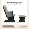 thumbnail image 4 of Storkcraft Hoop Glider and Ottoman, 4 of 12