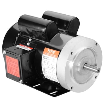 VEVOR 1,5 Hp Moteur Électrique 3450 Tr/min CA11 V/230 V 56 C Cadre Monophasé Arbre à Clé 5/8 Pouces