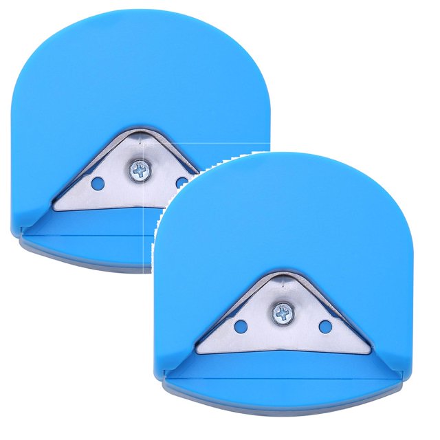 Oleegame 2PC Tomato Slicer And Lemon Slicer Paper Cutters Corner Punch Corner Rounder PVC Film Photo Business Card For DIY Projects Scrapbooking Card Making Round Tool,4mm Corner Cutters Tool