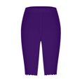 thumbnail image 4 of drppepioner Short Capri Décontracté Uni pour Femme, Bleu Foncé, 6(m), 4 of 5