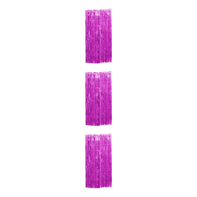 Wweixi Rideau à Franges Personnalisé pour Décorations de Fête d'Anniversaire Exquises Lustre Rose Rouge 3ensemble
