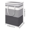 thumbnail image 2 of Home Textile Storage Freestanding Laundry Hamper Tall Clothes Hamper with Extended Handles for Dorm Family and Home Organization, 2 of 7