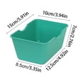 thumbnail image 3 of Kyursd Summer Home/Kitchen Organizers and Storage Special Offer！Mini Cute Candy Color Jewelry Box Office Desk Miscellaneous Sorting Storage Box Storage Box, 3 of 6