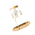 thumbnail image 2 of ziyahi Gold Candle Holder Rotating Tea Light Holder Candleholder Decor D, 2 of 7