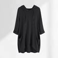 thumbnail image 2 of hotojiny Plus Size Spring Clothes for Women Soft High-Low Long Sleeve Rolled Sweatshirt Oversized Lightweight Hooded Drawstring Pullover, 2 of 3