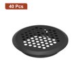 thumbnail image 3 of Unique Bargains Évent de Soffite Circulaire de 53 mm, Lot de 40 Évents d'Air Ronds en Acier Inoxydable, Noir, 3 of 5