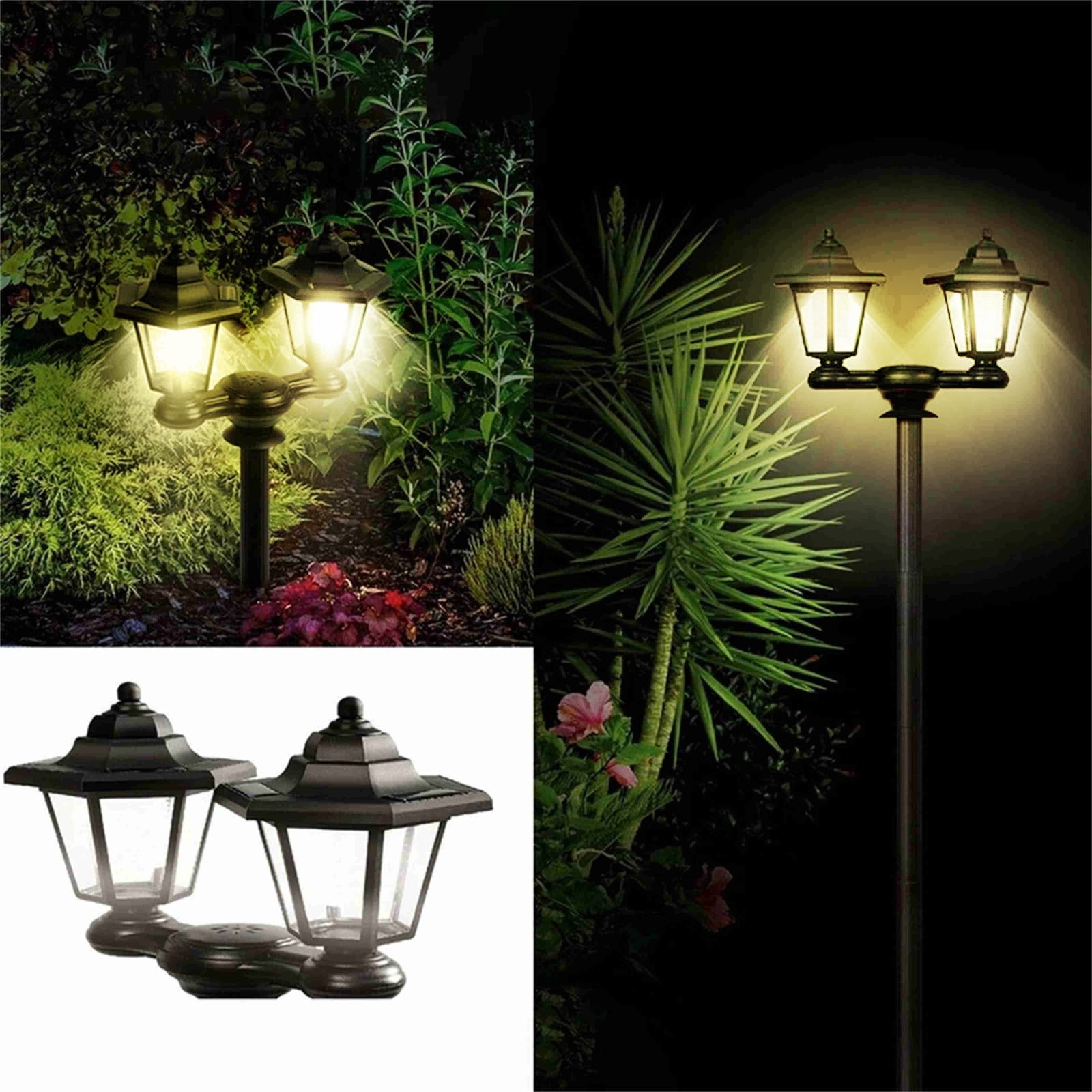 ZZkhGO Solar Post Lights for Outdoor, 58 Inch Vintage Floor Lamp for Garden, Waterproof Pathway Lighting for Patio Yard