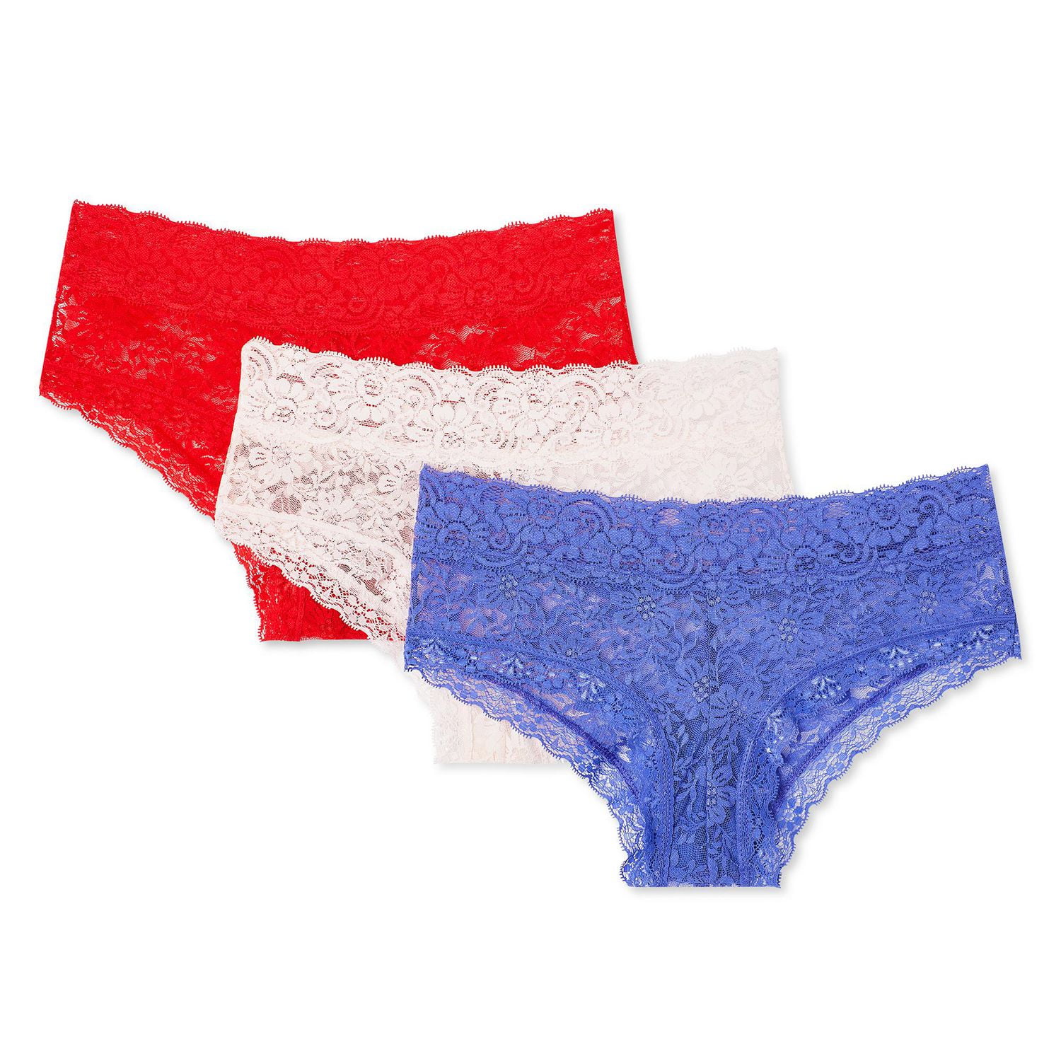 George Women's Lace Hipsters 3-Pack