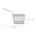 thumbnail image 2 of 1 Pc Durable Fried Chicken Basket Frying Basket Reusable Fryer Basket (Silver), 2 of 7