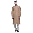 thumbnail image 1 of Atasi Printed Mens Kurta & White Churidar Pyjama Set Mandarin Neck Ethnic Wear, 1 of 1
