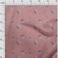 thumbnail image 3 of oneOone Viscose Chiffon Pink Fabric Floral Craft Projects Decor Fabric Printed By The Yard 42 Inch Wide, 3 of 4