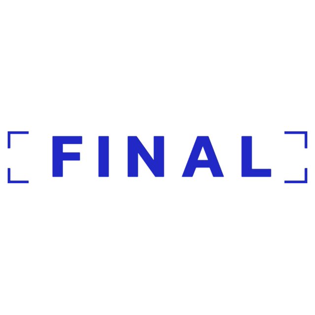 Printtoo Final Self Inking Rubber Stamp Pre-Inked Office Stamp- Home Office Business Stationery, Blue- 42 x 9 mm