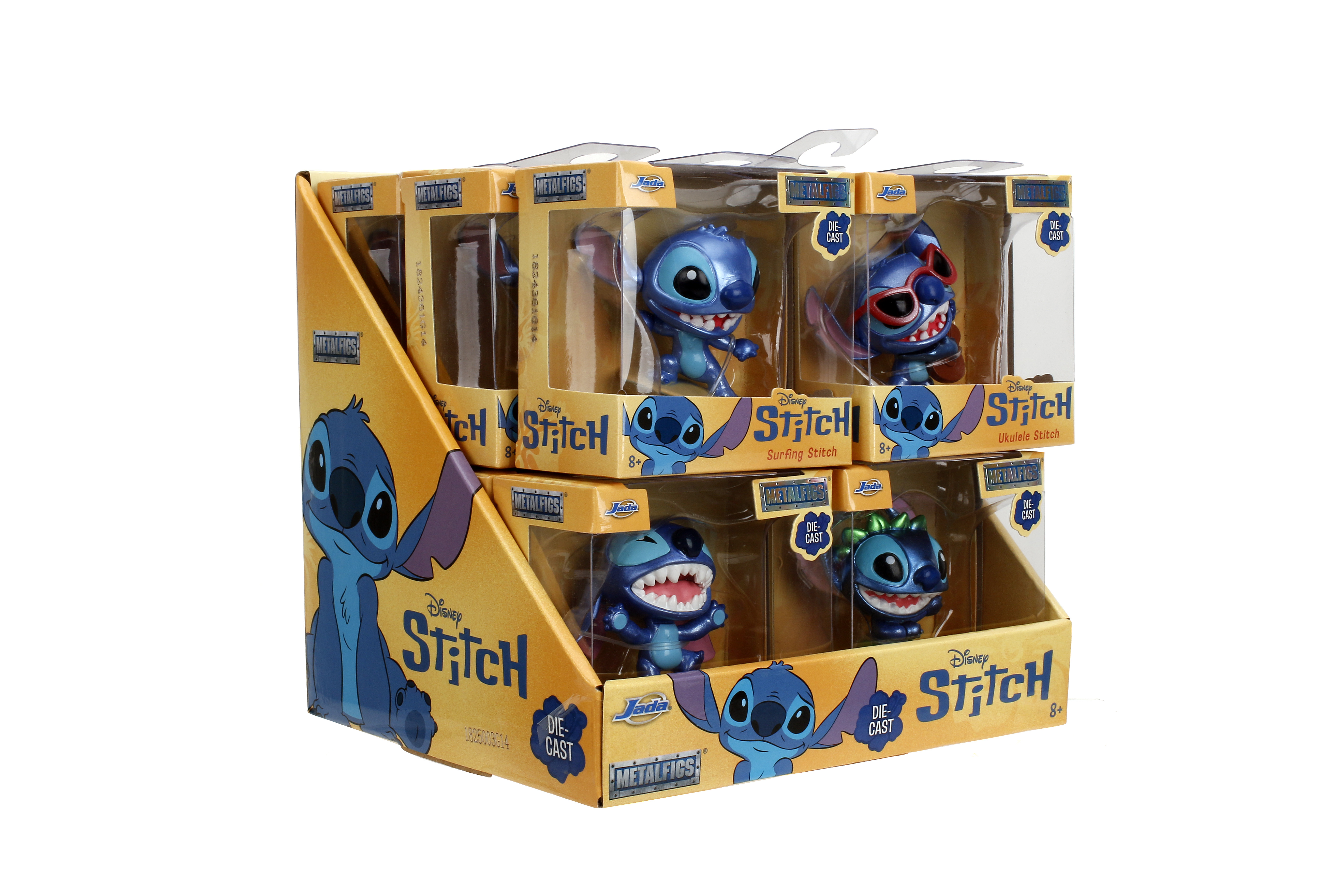 Figurine Disney Stitch Metalfigs (pack individuel) - Figurines en métal moulé sous pression de Jada Toys, échelle 2,5 pouces