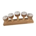 thumbnail image 4 of Tachiuwa Display 5 Tiers Storage Finger Display Stand for Jewelry Organizer white, 4 of 9