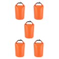 thumbnail image 1 of Transemion Waterproof Dry Bag Roll Top Dry Compression Sack for Rafting Boating Hiking Camping 75L orange 8L 5Set, 1 of 6
