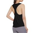 thumbnail image 4 of BLCHUNen Camisoles pour Femmes Col Rond Chandail Sans Manches Dos Ouvert Léger Extensible Décontracté Sport Actif Gym Blouses Tendance, 4 of 4