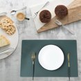 thumbnail image 3 of YAOMOBB Faux Leather Placemats Faux Leather Placemats Heat Resistant Non Slip Stain Proof Reusable Rectangular Table Mats for Home Kitchen, 3 of 7