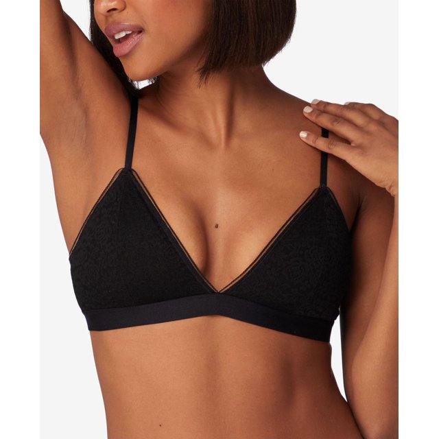 Maidenform Bralette à triangles en dentelle extensible, paquet de 1